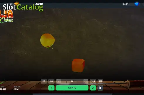 Οθόνη2. Ninja Fruit Cubes Κουλοχέρης
