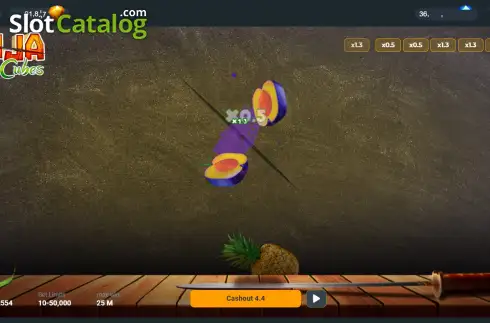 Οθόνη4. Ninja Fruit Cubes Κουλοχέρης