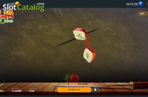 Οθόνη8. Ninja Fruit Cubes Κουλοχέρης