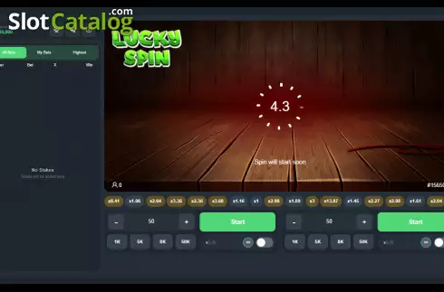 Οθόνη2. Lucky Spin (Popok Gaming) Κουλοχέρης