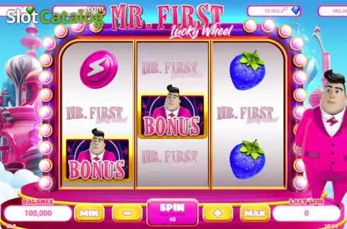 Οθόνη2. Mr. First Lucky Wheel Κουλοχέρης