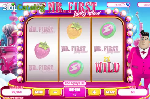 Οθόνη3. Mr. First Lucky Wheel Κουλοχέρης