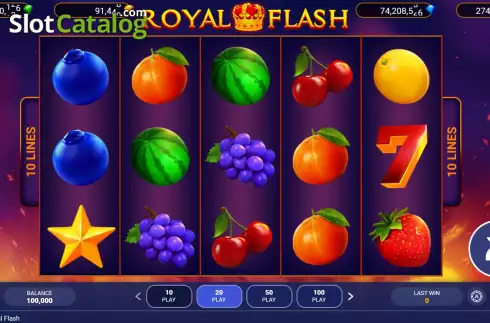 Οθόνη2. Royal Flash Κουλοχέρης 