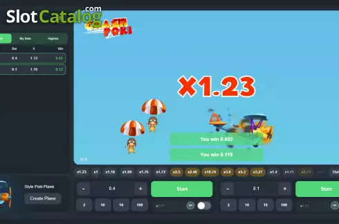 Οθόνη3. Crash Poki Κουλοχέρης