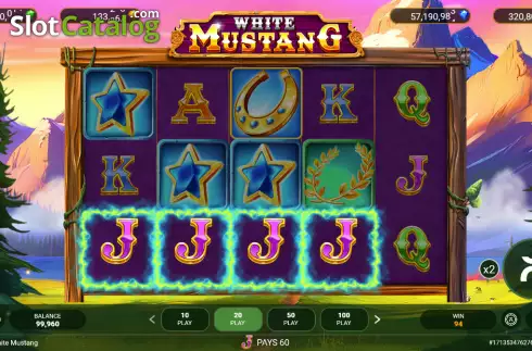Οθόνη3. White Mustang Κουλοχέρης 