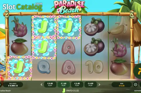 Οθόνη3. Paradise Beach (Popok Gaming) Κουλοχέρης
