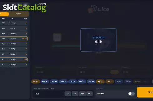Οθόνη3. Dice (Popok Gaming) Κουλοχέρης