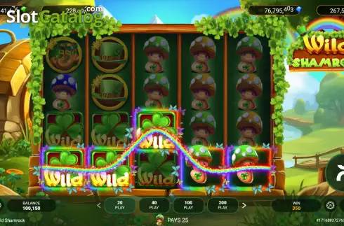Οθόνη3. Wild Shamrock (Popok Gaming) Κουλοχέρης