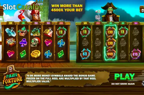 Οθόνη2. Pirate Fortune Κουλοχέρης