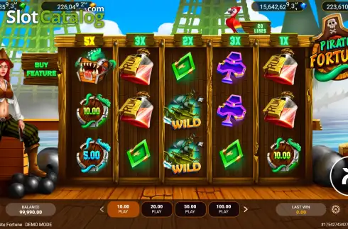Οθόνη3. Pirate Fortune Κουλοχέρης