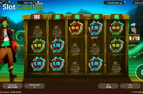 Οθόνη8. Pirate Fortune Κουλοχέρης