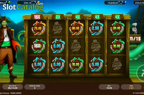 Οθόνη9. Pirate Fortune Κουλοχέρης