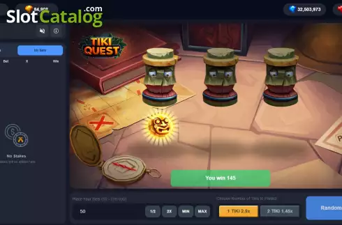 Οθόνη3. Tiki Quest Κουλοχέρης