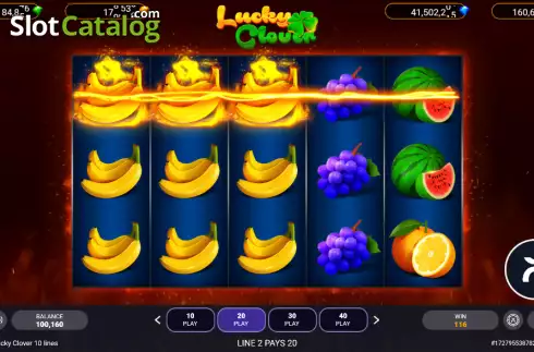Οθόνη3. Lucky Clover (Popok Gaming) Κουλοχέρης 