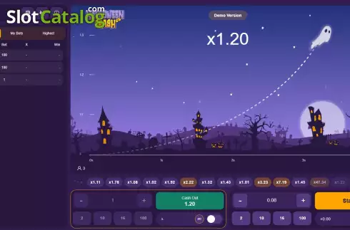 Οθόνη2. Halloween Crash Κουλοχέρης 