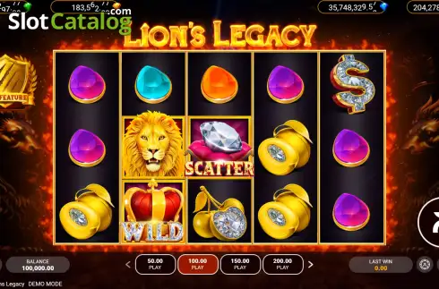 Οθόνη2. Lion's Legacy Κουλοχέρης