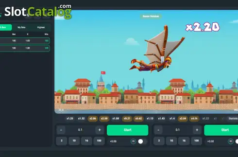 Οθόνη2. Hezarfen Crash Κουλοχέρης