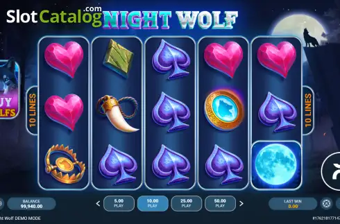 Οθόνη2. Night Wolf Κουλοχέρης