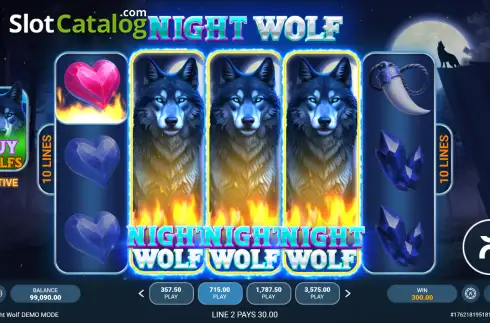 Οθόνη3. Night Wolf Κουλοχέρης