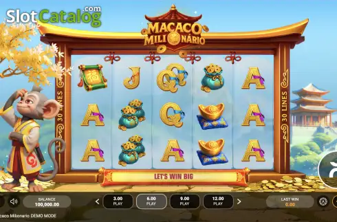 Οθόνη2. Macaco Milionario Κουλοχέρης