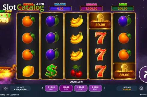 Οθόνη2. 40 Money Tree Lucky Coin Κουλοχέρης