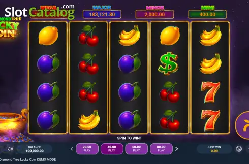 Οθόνη2. 40 Diamond Tree Lucky Coin Κουλοχέρης