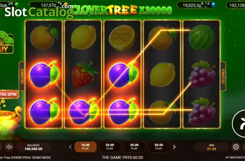 Οθόνη3. Clover Tree x30000 Κουλοχέρης