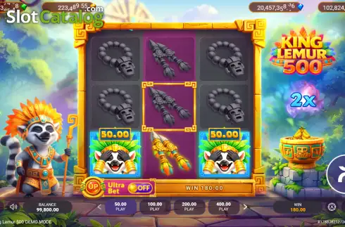 Οθόνη3. King Lemur 500 Κουλοχέρης 