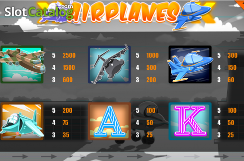 Οθόνη5. Airplanes Κουλοχέρης 