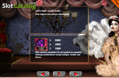 Οθόνη5. Burlesque (Portmaso Gaming) Κουλοχέρης