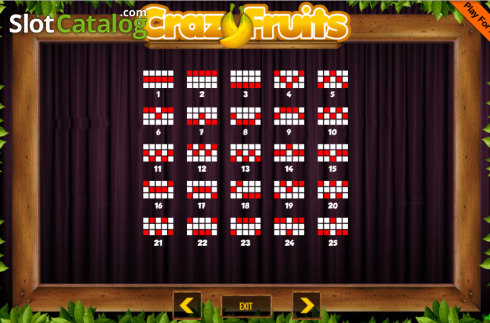 Οθόνη9. CrazyFruits Κουλοχέρης