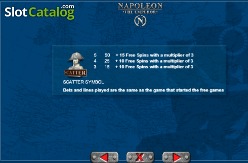 Οθόνη6. Napoleon (Portomaso Gaming) Κουλοχέρης 