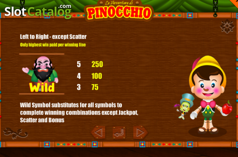 Οθόνη5. Pinocchio (Portomaso) Κουλοχέρης