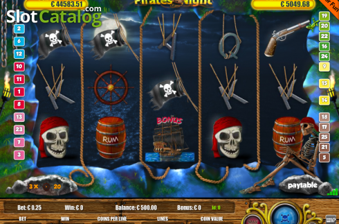 Οθόνη2. Pirates Night Κουλοχέρης