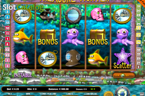 Οθόνη2. Treasure Hunter (Portomaso Gaming) Κουλοχέρης