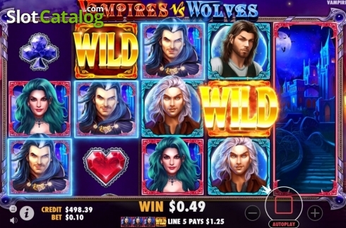 Οθόνη5. Vampires vs Wolves Κουλοχέρης