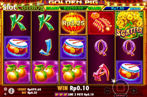 Οθόνη4. Golden Pig (Pragmatic Play) Κουλοχέρης