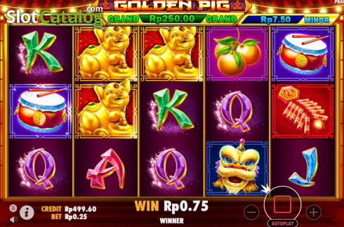 Οθόνη5. Golden Pig (Pragmatic Play) Κουλοχέρης