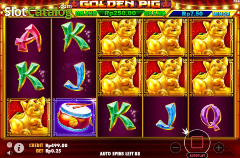 Οθόνη7. Golden Pig (Pragmatic Play) Κουλοχέρης
