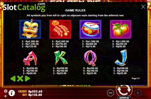 Οθόνη9. Golden Pig (Pragmatic Play) Κουλοχέρης