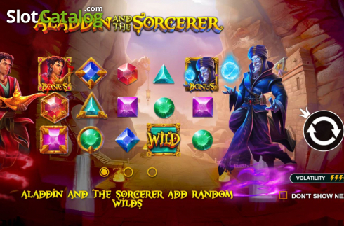 Οθόνη2. Aladdin and the Sorcerer Κουλοχέρης 
