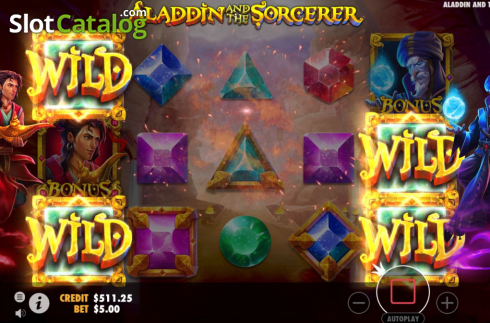 Οθόνη6. Aladdin and the Sorcerer Κουλοχέρης 