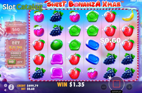 Οθόνη6. Sweet Bonanza Xmas Κουλοχέρης