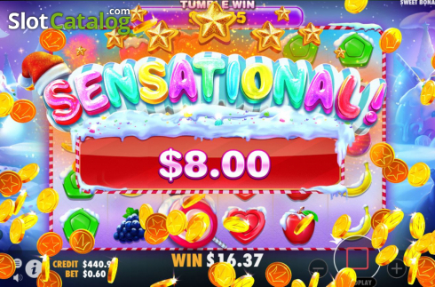 Οθόνη9. Sweet Bonanza Xmas Κουλοχέρης