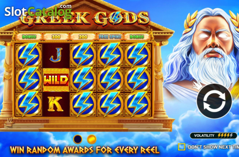 Οθόνη3. Greek Gods (Pragmatic Play) Κουλοχέρης