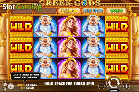 Οθόνη4. Greek Gods (Pragmatic Play) Κουλοχέρης