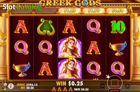 Οθόνη7. Greek Gods (Pragmatic Play) Κουλοχέρης
