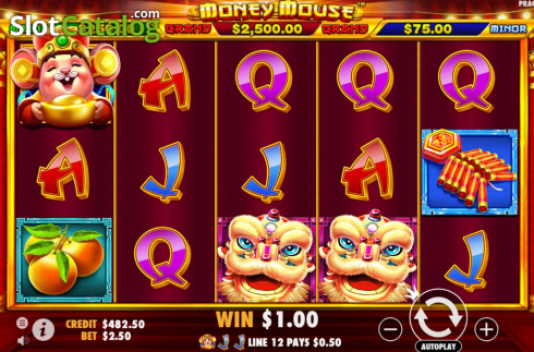 Οθόνη5. Money Mouse (Pragmatic Play) Κουλοχέρης 