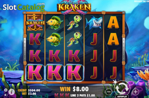 Οθόνη4. Release the Kraken (Pragmatic Play) Κουλοχέρης