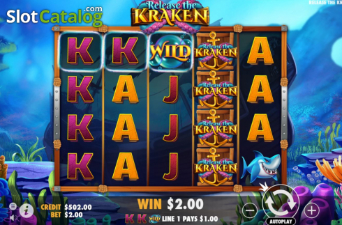 Οθόνη5. Release the Kraken (Pragmatic Play) Κουλοχέρης